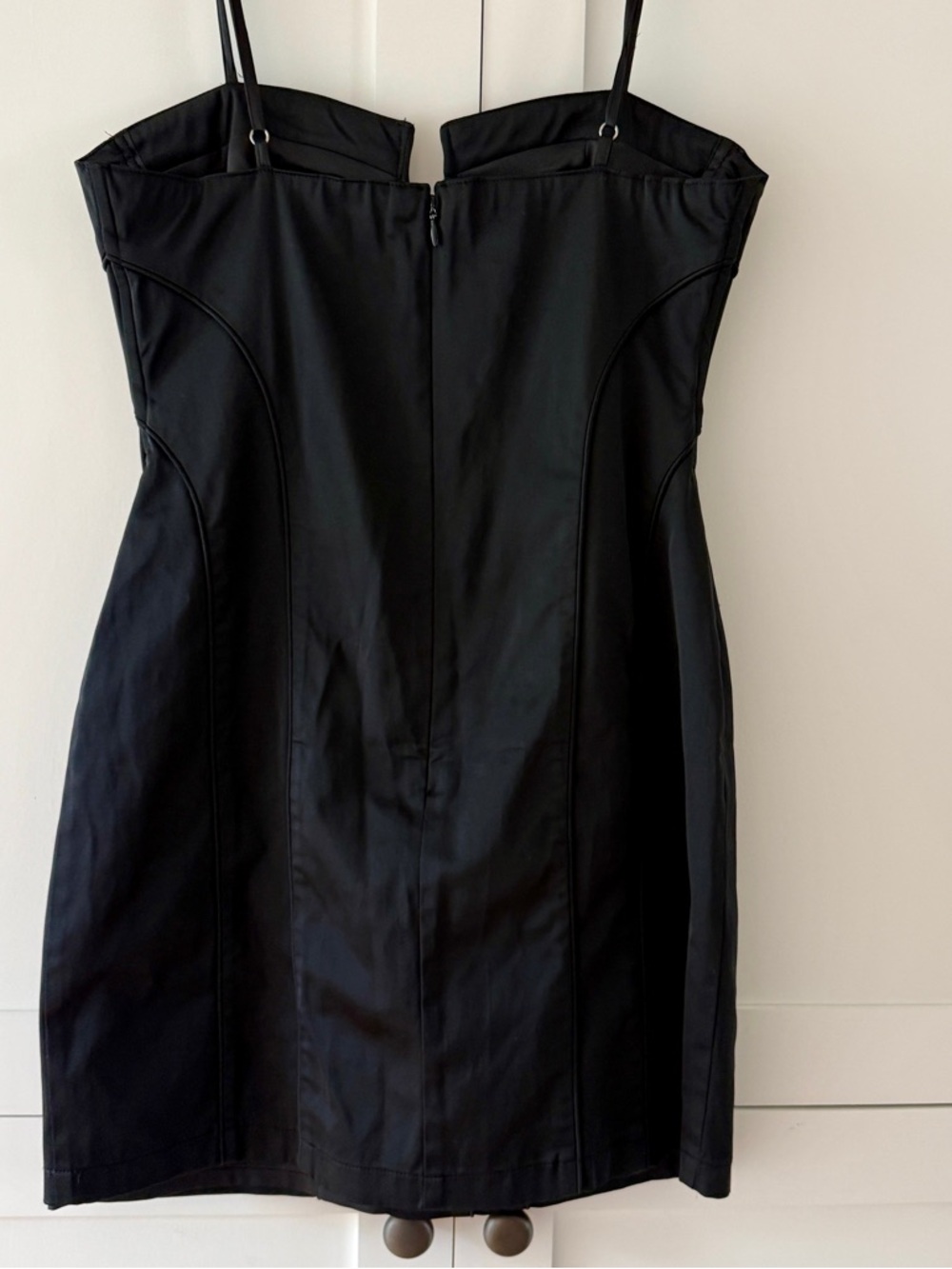 Walter by Walter Baker Black Bustier Cocktail Mini Dress, size S - Picture 4 of 7